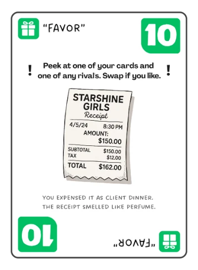 Favor card