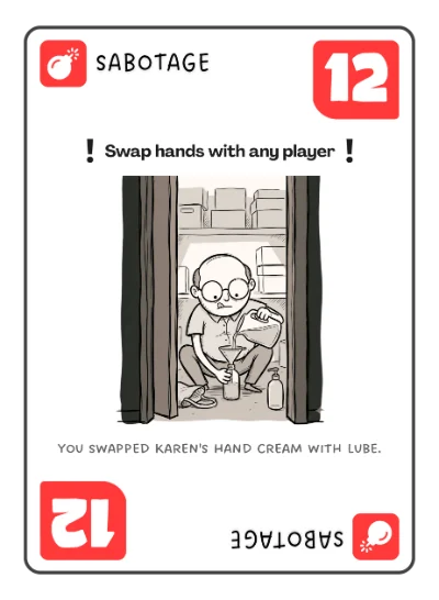 Sabotage card